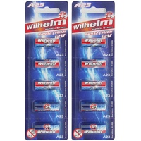 10 x Wilhelm A23 12V Wilhelm Alkaline Batterien MN21 V23GA 23A L1028 12 Volt 55 mAh