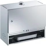 Peetz Edelstahl-Räucherofen 990 - für 4 bis 10 Fische liegend silber mit Tür - Silber