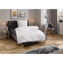OTTO home Microfaserbettdecke Mondschein, Bettdecke 135x200 cm, 155x220 cm, 200x200 cm, Füllung: Polyester, Bezug: Polyester oder antibakteriellen Microfaser, Bettdecken, Sommer, Winter; allergiker geeignet (Hausstauballergiker) weiß 155 cm x 220 cm