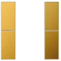 Jung GO2502TSA Tastensatz 2fach, F50, Serie LS, goldfarben