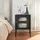 [en.casa] Nachtschrank Karlskrona 60 x 42,5 x 40 cm Schwarz