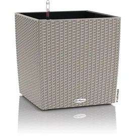 LECHUZA Cube Cottage 40 Komplettset 40 x 40 x 40 cm sandbraun