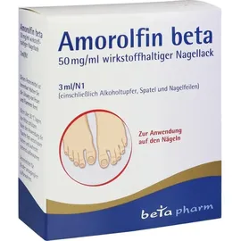 Betapharm Arzneimittel GmbH Amorolfin beta 50 mg/ml wirkstoffhalt.Nagellack