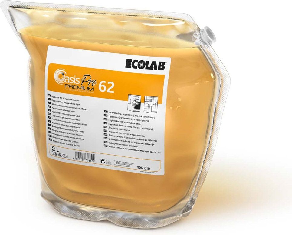 ECOLAB Oasis Pro 62 Premium hygienischer Allzweckreiniger gegen Seifenrückstände