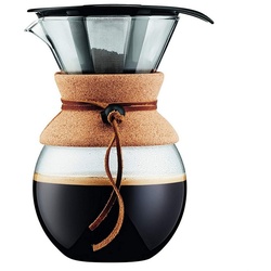 Bodum Kochbesteckhalter Bodum Pour Over Kaffeebereiter mit Permanentfilter 1 Liter