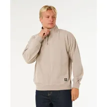 Rip Curl Premium Surf Qtr Zip Crew Sweatjacke Herren Stone L