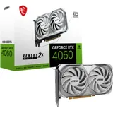 MSI GeForce RTX 4060 Ventus 2X White 8G OC, 8GB GDDR6, HDMI, 3x DP (V516-030R)