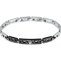 Maserati Armband gold/schwarz/silber JM124AVD36 Größe 18,5 cm