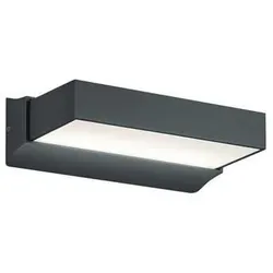 Außenwandleuchte Cuando in Anthrazit/Weiß max. 11 Watt Wandlampe