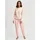 CALIDA Soft Dreams Bündchen-Pyjama Beige/Pink 40/42