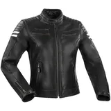 Segura Funky Lederjacke Schwarz/Weiß 46