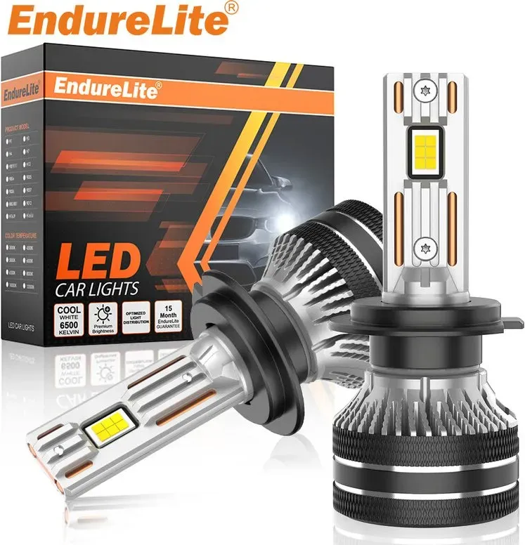 EndureLite H1 Lampen, 20.000 lm, reinweiß 6000 K, Plug & Play, IP68 wasserdicht, Nebelscheinwerfer, 2er-Pack