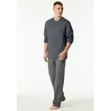 SCHIESSER Schlafanzug Comfort Essentials grau S (48)