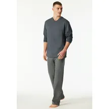 SCHIESSER Schlafanzug Comfort Essentials grau S (48)