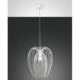 Fabas Luce Camp 1-flg. 40 W 40 cm Metall weiß