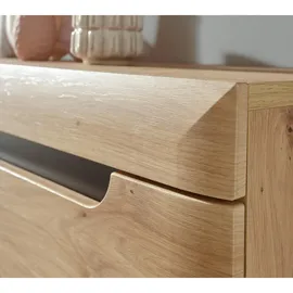 furn.design Ronson Garderobe 110 x 200 x 34 cm schwarz