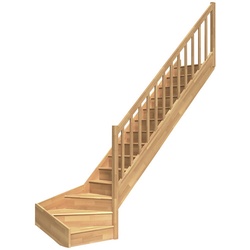 DOLLE Wangentreppe »Paris«, bis 318 cm Raumhöhe - braun