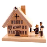 Spielwarenmacher Günther e.K. Räucherofen Räucherhaus Kantorei HxBxT 10,5x13x7,5cm NEU