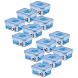 Lock & Lock 12x LocknLock Vorratsdose Dose mit Deckel - Transparent