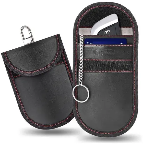 KLR100 RFID Case - Black & Red