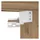 vidaXL Waschbeckenunterschrank Artisan-Eiche 38,5 x 41 x 48 cm