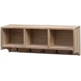 MCW Wandgarderobe K49 Braun
