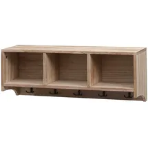 MCW Wandgarderobe K49 Braun