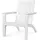 Costway Adirondack Gartenstuhl 73 x 73 x 85 cm weiß