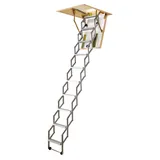 Dolle alu-fix Bodentreppe Scherentreppe bis 260cm Raumhöhe 80x70cm mit U-Wert 0,90