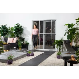 hecht International Fliegengitter mit Aluminiumrahmen 240 x 240 cm Anthrazit