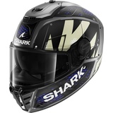 Shark Spartan RS Stingrey, Integralhelm - Matt Dunkelgrau/Dunkelgrau/Blau - S