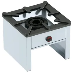 Gaskocher mit hoher leistung 1 grill - 600x600x500 mm - 12,5 Kw - 49200M08 Eurast