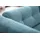 trends by hg Wohnlandschaft TRENDS BY HG "Landau U-Form", blau (mittelblau), B:265cm H:75cm T:265cm, Sofas, Wohnlandschaft, in Cord-Stoff mit Metallfuß, Topseller