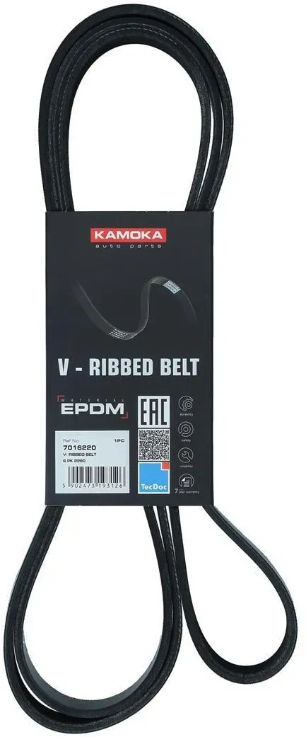 KAMOKA Keilrippenriemen 7016220 für Opel Mercedes Vaughall VAG Suzuki MAZDA Porsche JEEP