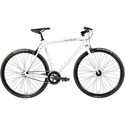 Singlespeed REDLOUD "FA.01 (Fixie)" Gr. 58, weiß (weiß, weiß), Fahrräder, 58cm, 28 Zoll (71,12cm)