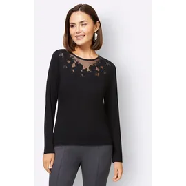 CREATION L Langarmshirt in schwarz | Gr.: 50