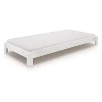infantil i.m.c.-handelsagentur Stapelbett Denver II 90 x 200 cm Buche massiv weiß lackiert