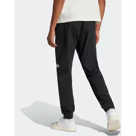 adidas Essentials Linear Single Jersey Joggers Black / White S