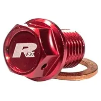 RFX Ölablassschraube magnetisch M12 x 15 mm x 1,25 Rot