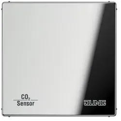 Jung CO2GCR2178 KNX CO2-Sensor, Metall verchromt, Serie LS, glanzchrom