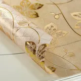 Tischfolie mit Blumen Bedruckt Dicke 1mm,Transparente Tischschutz Texture Blütenform,Schutzfolie abwischbar,PVC Tischdecken rutschfeste,Durchsichtige Schreibtisch,Tischmatte Ölbeständig (B,90x190cm)