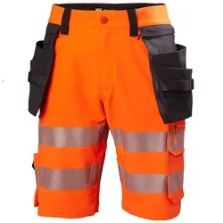 Warnschutz Stretch Shorts "ICU" - C56 - orange/schwarz