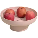 onefitow Fruchtschale Fruchtskorb für Küchentisch Aufbewahrungskörbe Ständerorganisation, Dekor Mittelstück für Küchentisch oder Esszimmer Tische(Rosa)