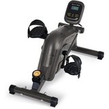 Sportplus I Mini-Heimtrainer für Zuhause kleiner Beintrainer Trainingscomputer, Pedaltrainer, 8 Widerstandsstufen, Pedale wie beim Crosstr... - Schwarz