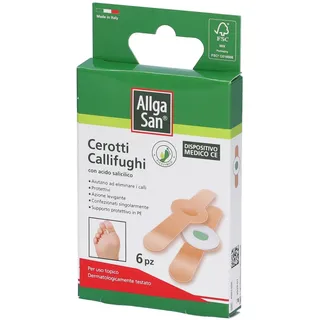 Allga San Cerotti Callifughi con Acido Salicilico 6 pz Cerotto