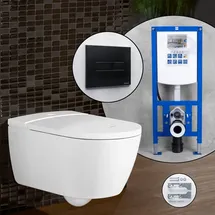 Villeroy & Boch ViClean-I 100 mit WC-Sitz Weiß