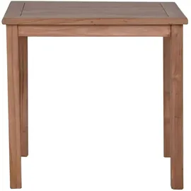 MiaMöbel Teak Esstisch 70x70cm Massivholz Teak