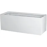 VIVANNO Pflanzkübel Maxi 120 cm x 45 cm x 45 cm Weiß