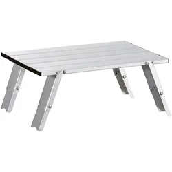 UQUIP Campingtisch Handy Mini Camping Angel Tisch Faltbar Verstellbar Leicht Alu
