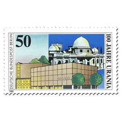 Briefmarke Berlin "100 Jahre Urania Berlin", Mi.-Nr. 804